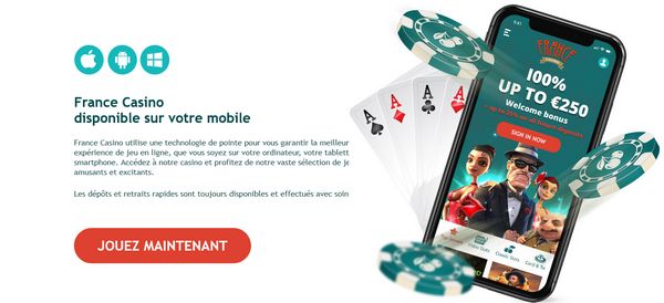 france casino en ligne mobile
