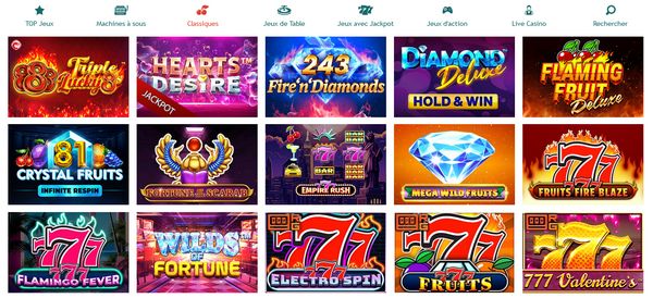 france casino machines a sous classiques en ligne