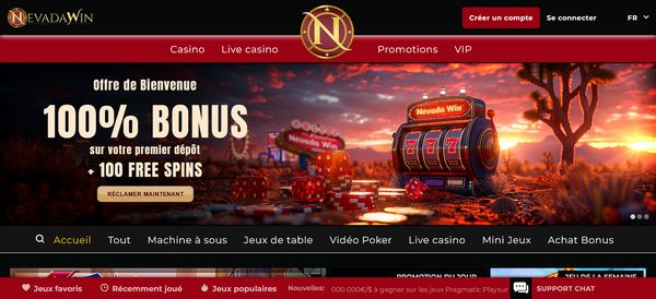 nevada win casino en ligne avis francais