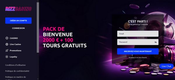 rizz casino en ligne avis francais